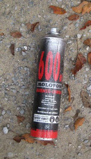 MOLOTOW burner chrome graffiti spray can