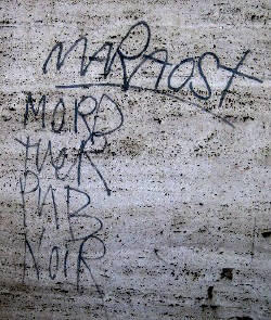 PUBER MARAOST graffiti tag zrich