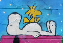 SNOOPY AND WOODSTOCK GRAFFITI ZURICH