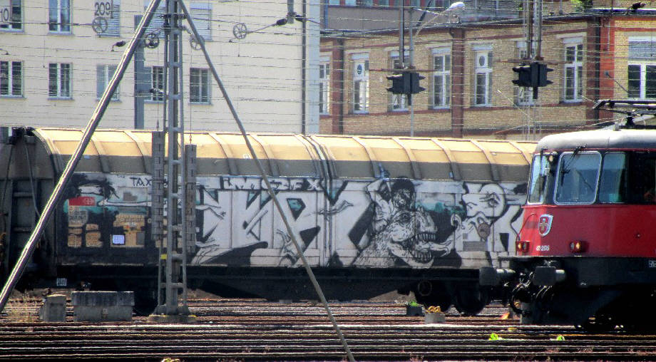 NOFX TAXI MONSTER SBB-güterwagen graffiti zürich