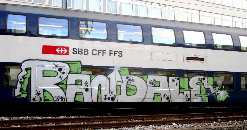 RND RANDALE SBB S-Bahn train graffiti zürich