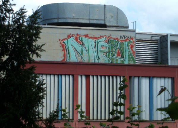 NPU graffiti Zürich Enge