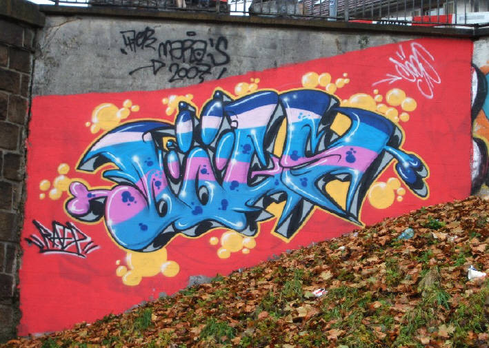 DOGS Graffiti Bahnhof SBB Zrich Wiedikon