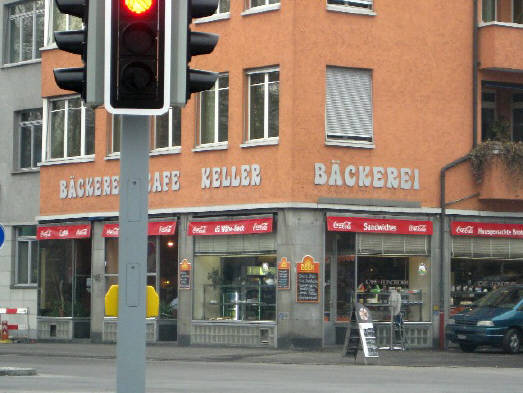 Bckerei Caf Keller Ecke Schimmelstrasss Manessestrasse Zrich Wiedikon Kreis 3