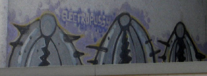ELECTROPUSSY graffiti zurich switzerland