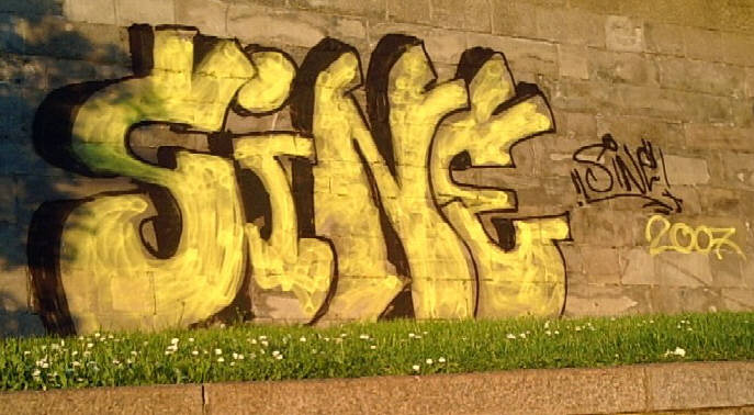 SINE graffiti crew zrich