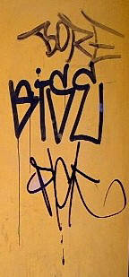 BORE graffiti tag BISE graffiti tag Zürich Schweiz