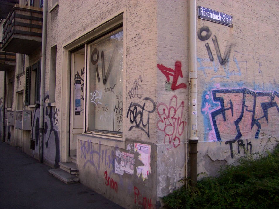 Ghetto zurich switzerland city district 10 wipkingen precinct. ecke nordstrasse u8nd röschibachsteig zürich-wipkingen 