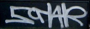 SONAR graffiti tag zrich