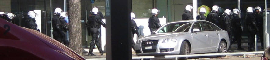 zurich switzerland riot police