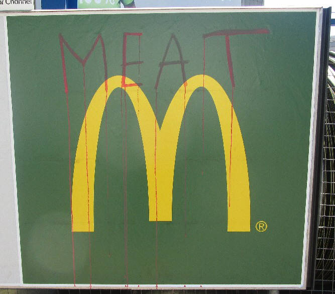 meat is murder mcdonalds