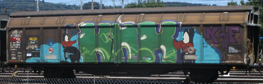 double daffy duck graffiti zurich