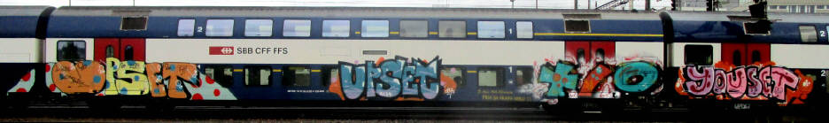 UPSET KCBR SBAHN TRAIN GRAFFITI