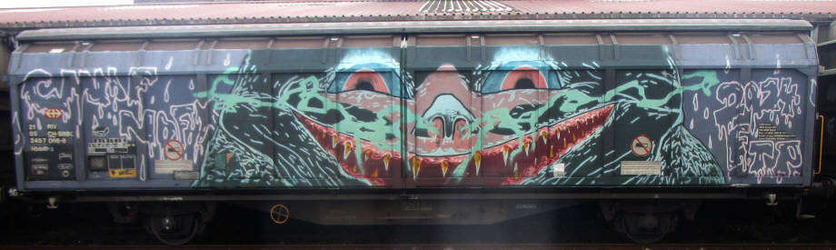 CMMF NOFX SBB-güterwagen graffiti zürich