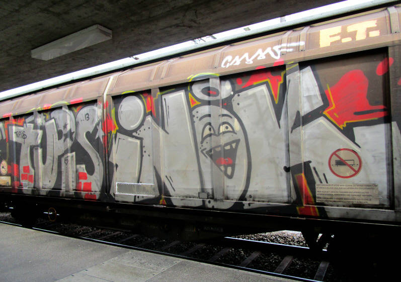 INOK SBB-güterwagen graffiti zürich