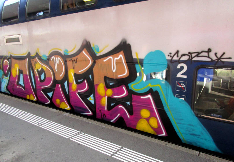 OPIFE  S-Bahn Train Graffiti Zürich
