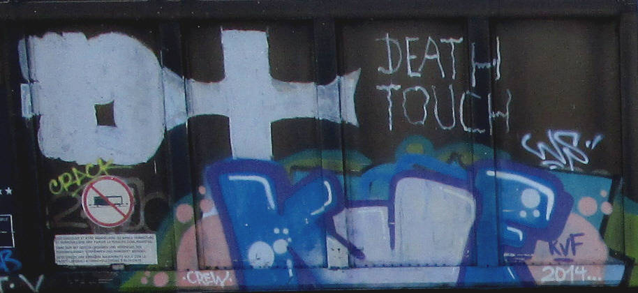 DEATH TOUCH SBB-güterwagen graffiti