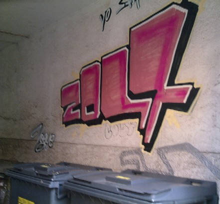 original 2047er graffiti anwandstrasse zrich-aussersihl kreis 4