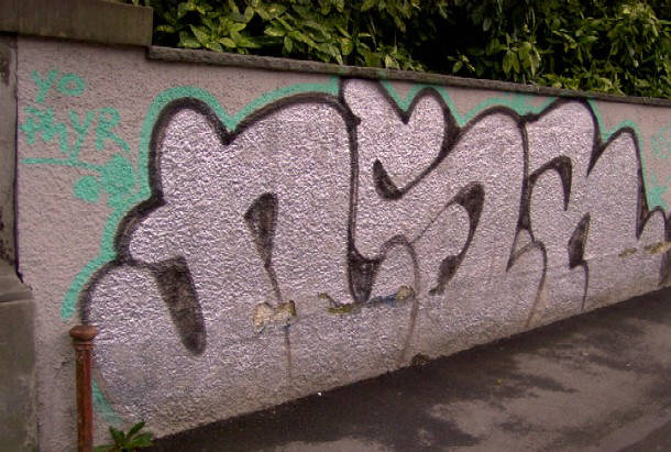 NSR graffiti bellerivestrasse zürich