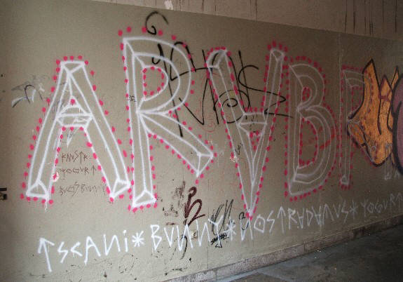 ARABR graffiti limmatplatz ausstellungstrasse zürich west