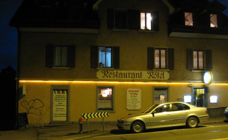 Restaurant Rötel Rötelstrasse Zürich