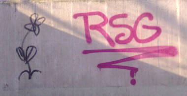 RSG graffiti tag rosengartenstrasse zürich wipkingen
