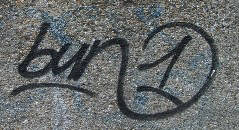 BUN1 graffiti tag zürich